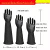 Durable Industrial Acid & Alkali Resistant Latex Gloves - Anti-Corrosion, Chemical & Wear Resistant, Thickened & Lengthened