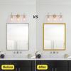 1PC 1m/39.37inch White and gold self-adhesive flexible molded decoration, suitable for mirror edges,and home wall decoration