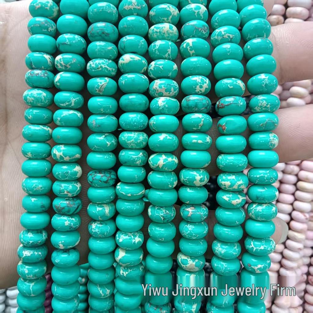 100 Natural Stone 5x8mm Abacus Beads for Jewelry Making – Bracelets & Necklaces