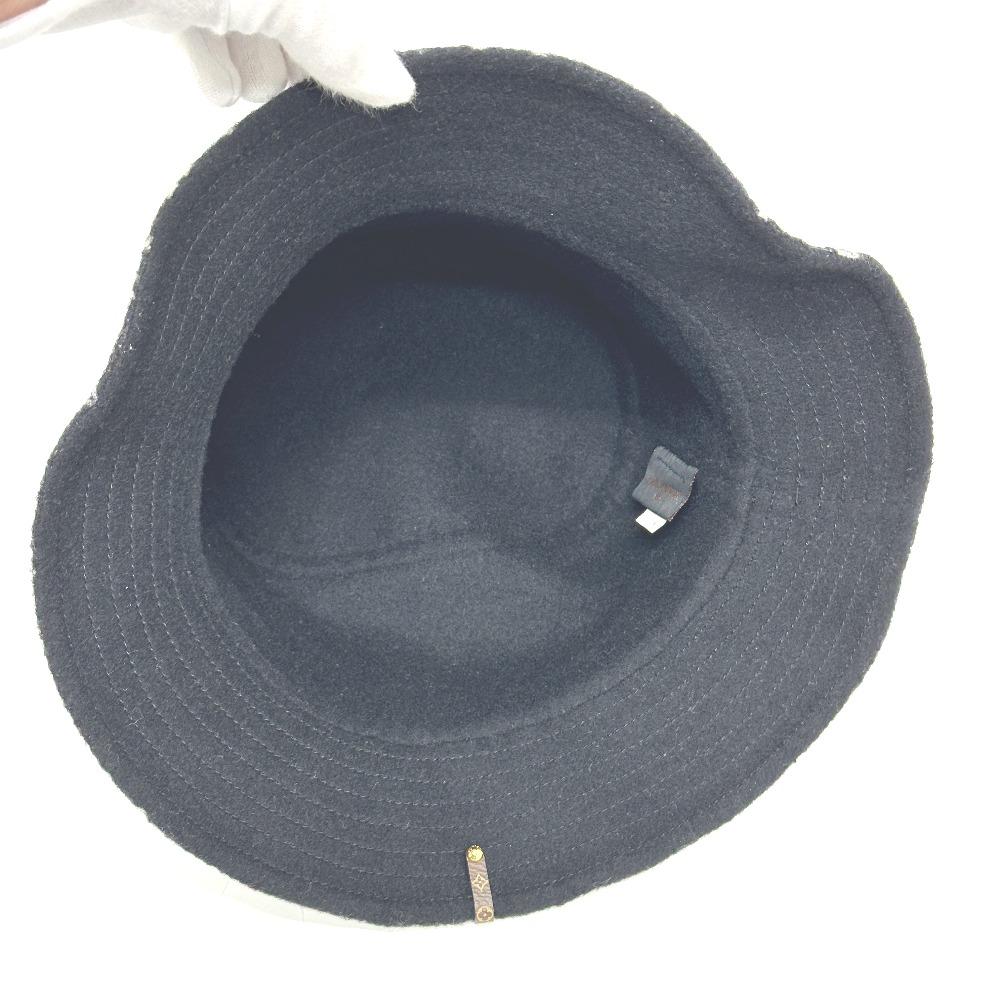 Louis Vuitton M76742 Bob Carry On Apparel Hat Bucket Hat Bob Hat Wool Black