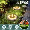 Solar underground light, outdoor waterproof LED ground plug lawn light, garden villa decoration courtyard light
