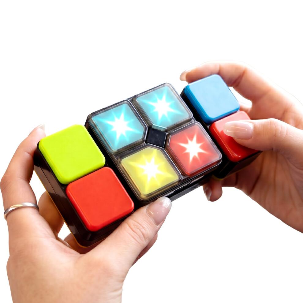 The Magic Toy Shop Magic Cube Game Electronic Handheld Puzzle Colours Lights Music Turn Slide Match