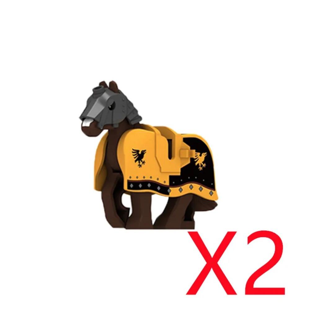 

3-8СМ Будівельна іграшка Середньовічна військова архітектура Будівельні блоки Персонаж Лицар Бойовий кінь Щит Кінь Мотузка Сідло Креативні аксесуари Подарунок Іграшка