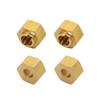 4Pcs 7mm Brass Wheel Hex Hub Extender Adapter 4/5/6mm For TRX4M Bronco Defender 1/18 RC Crawler Car Model Parts