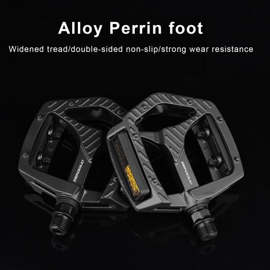 1 pereche de pedale de bicicletă cu rulmenți etanșați, design gol, port filetat universal antiderapant, pedale MTB, accesorii pentru ciclism