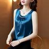 Women's Casual Satin Camisole Tank Top Loose Fit for Summer
