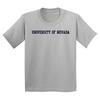 University of Nevada Wolf Pack Basic Block Youth T-Shirt - Sport Grey