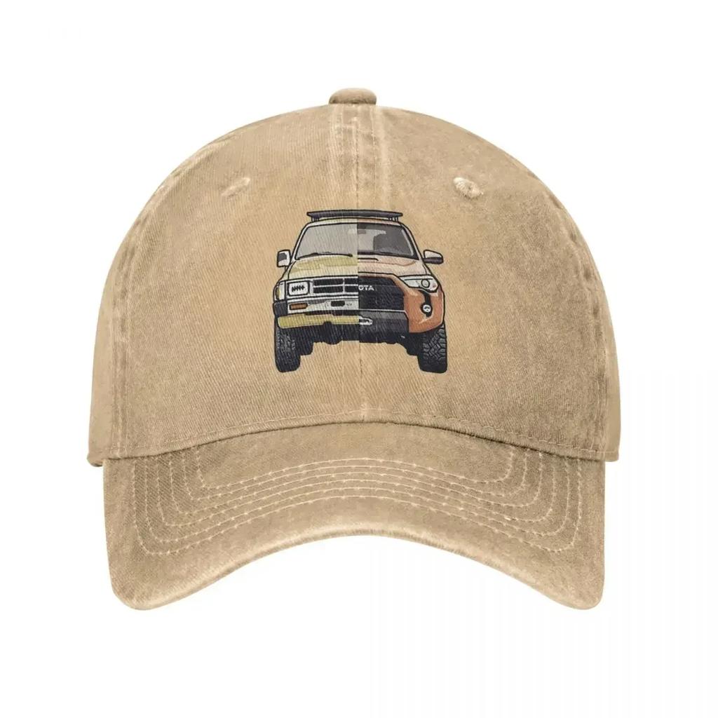 aClassic Off Road 4Runner Land Cruiser Baseball Cap Unisex Style Cotton Washed Off-road Car Trucker Hat Adjustable