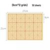 28-Grid Rice Paper for Calligraphy Practice – Special Rice Grid Brush Practice Sheets