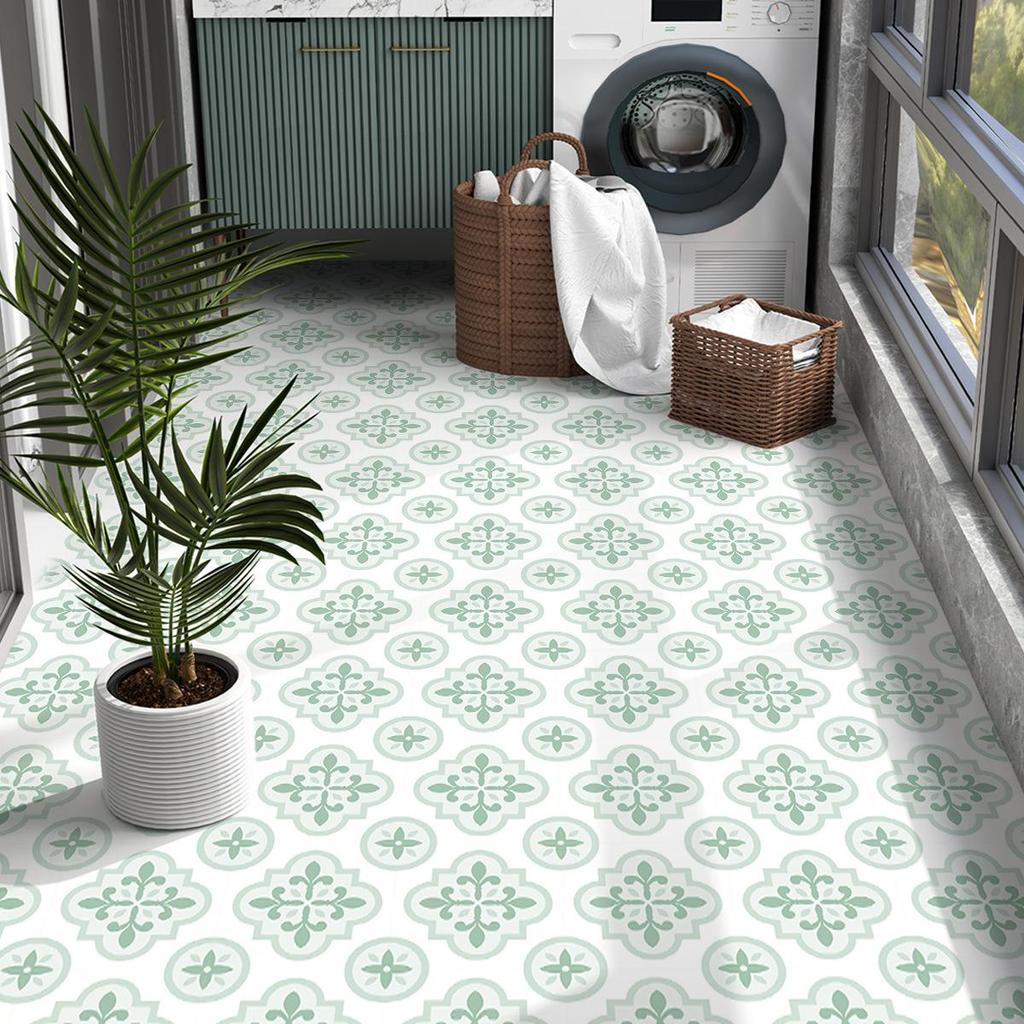 5Mm Thickened Waterproof And Non-Slip Wall Sticker Floor Sticker Imitation Tile Bedroom Living Room Decoration