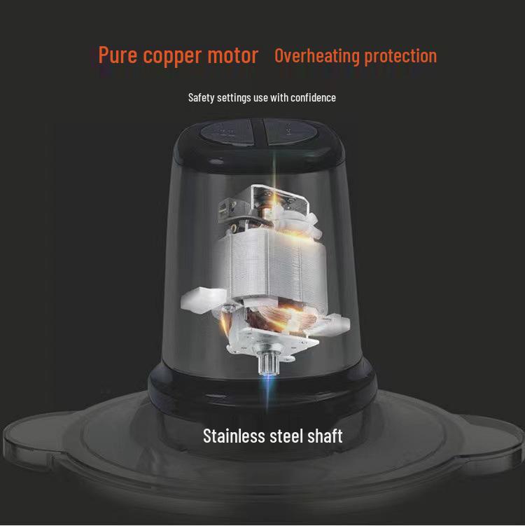 Stainless Steel Multifunctional Blender & Meat Grinder with Large Capacity