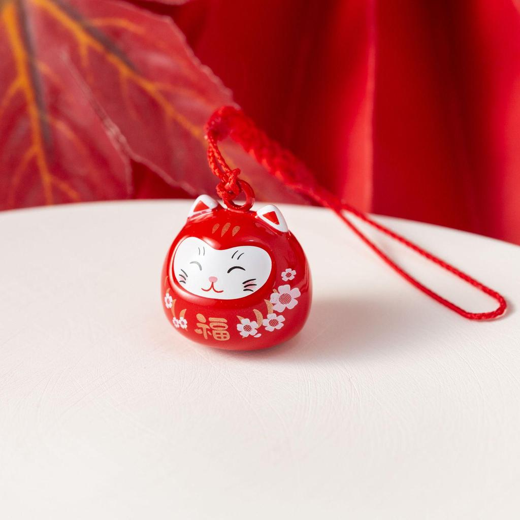 Japoński Kot Maneki-neko i Daruma Wisiorek na Szczęście Prezent