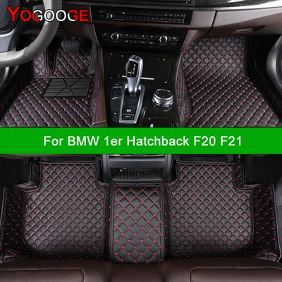 Car Floor Mats For BMW 1er Hatchback F20 F21 2012-2018 114-140 Auto Carpets Foot Coche Accessorie