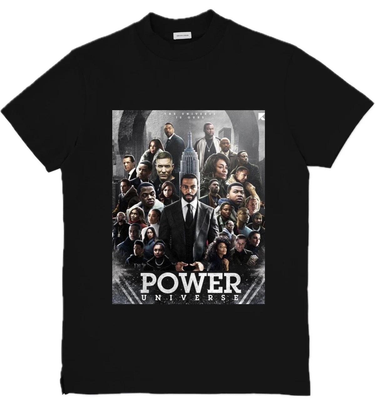 

Power Universe TV Show Inspired Custom Graphic 100% Cotton T-shirt Mens Tees Top Top Tee Size S-3XL L