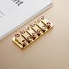 Chinese Zodiac Magnetic Slider Metal Fidget Push Card Mini Sensory Toys Fingertip Gyro Sound Wave Decompression EDC Adult Toys
