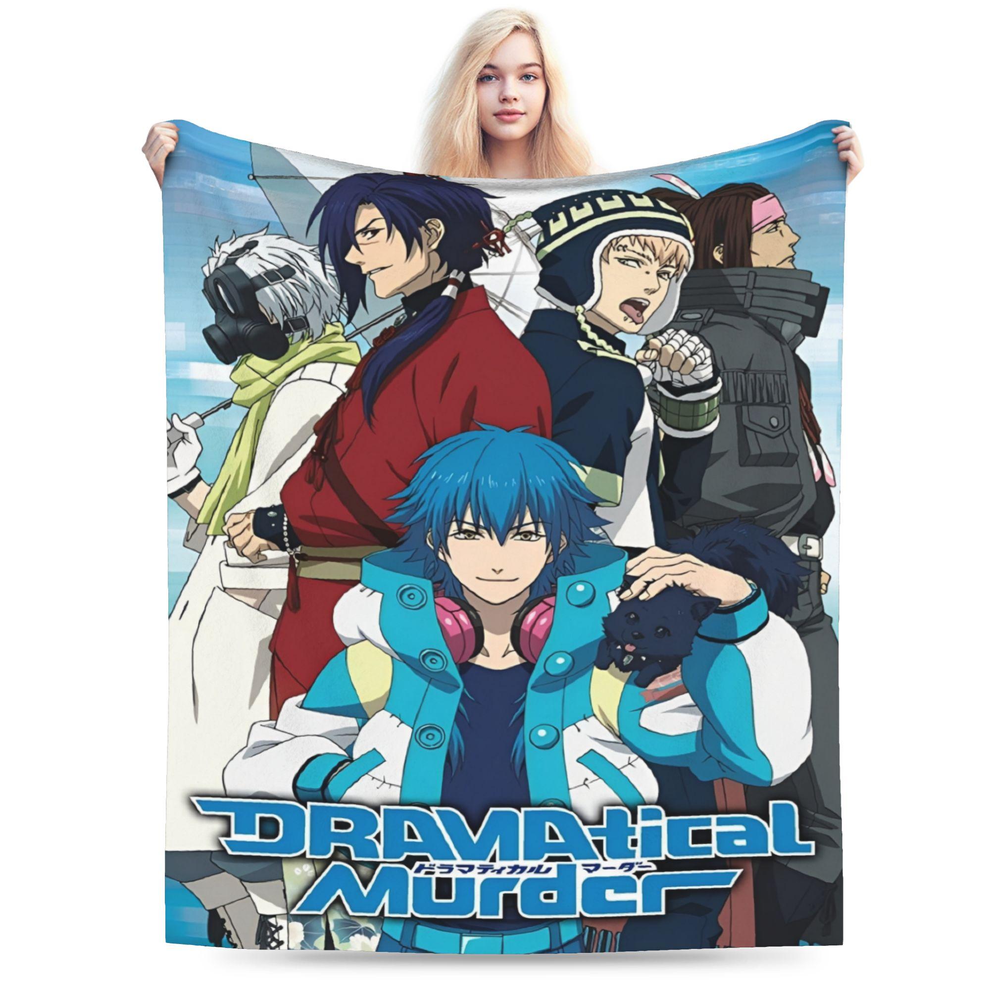 Расслабься драматическое убийство аниме Одеяло Аксессуары Постельные принадлежности Декоративные Пледы Теплый Фланель для Офиса 30x40in