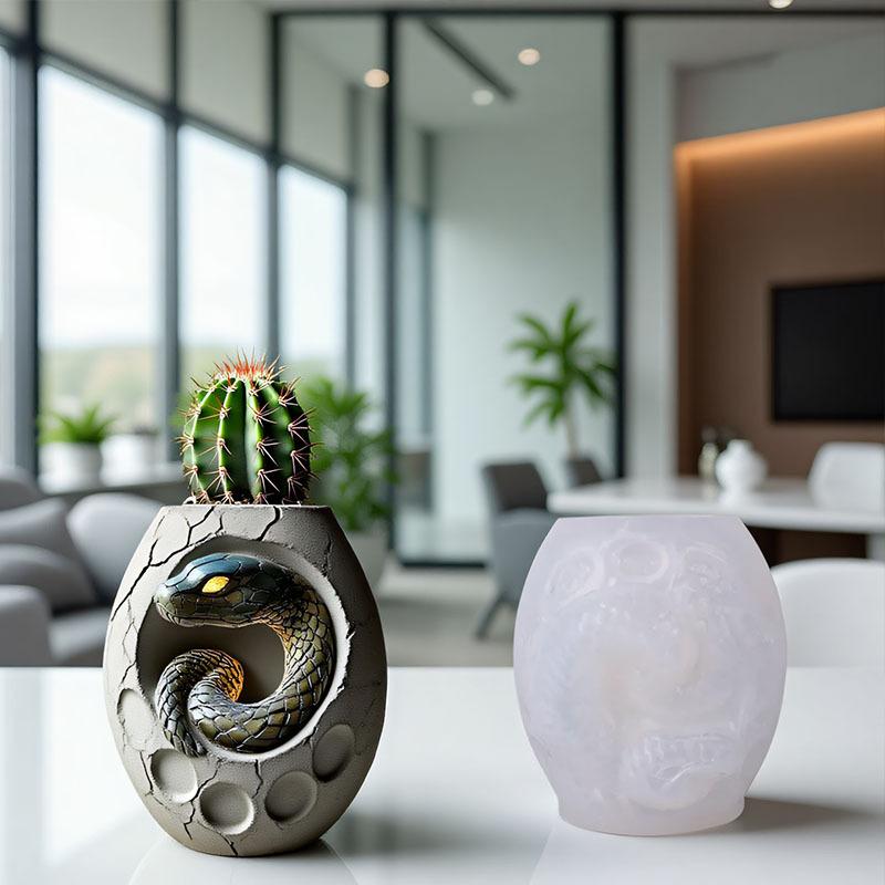 Snake Habitat Mold High-Quality Vase Mold Silicone Mold Lightweight For Storage Solutions Home Decor Art Projects