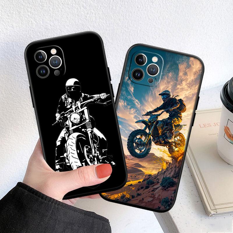 PP44 Motorcycle Racing Soft Shell Phone Case for Redmi Note 10 11 12 Pro Max 10S 10C 10T 11A 11S 12S 12C