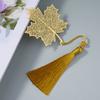 Student Chinese Style Stationery Retro Bookmarks Hollow Ginkgo Biloba Maple Leaf Lotus Vein Book Marks Gifts