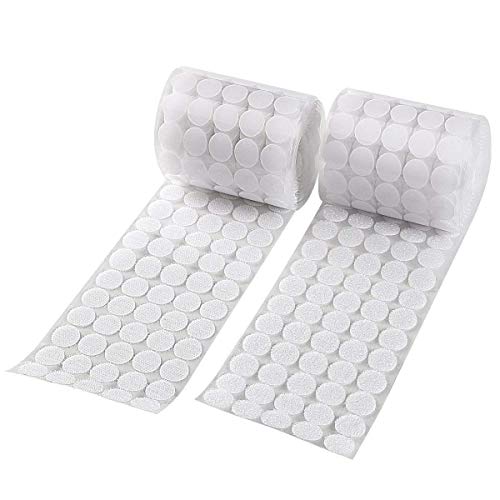 10mm White Waterproof Velcro Self Adhesive Dot 500PCS