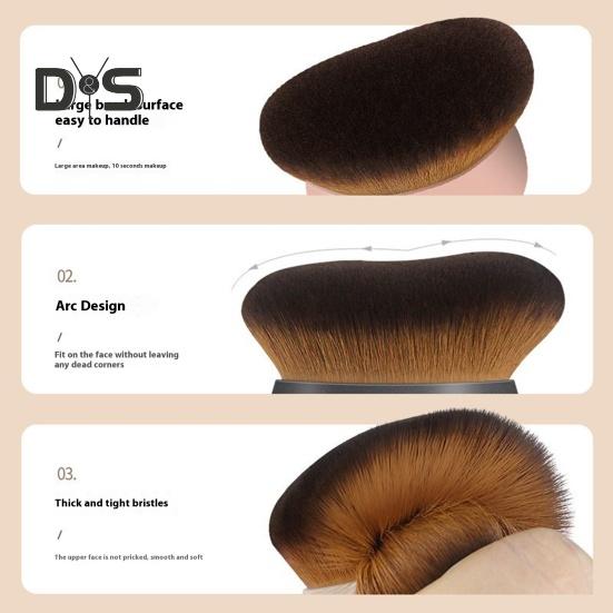 Pędzel do makijażu Miękkie włosie Ergonomiczny uchwyt Kontury Rozświetla Pędzel kosmetyczny Zestaw pędzli do makijażu dla początkujących