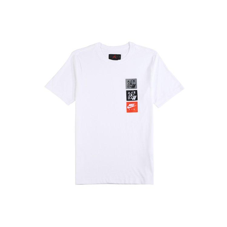 Jordan Air Jordan 4 T Shirts Men's Crew Neck Moderate Straight Fit CI9876-100