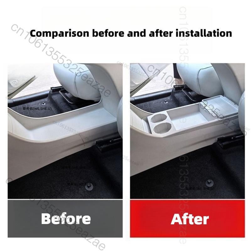 For Geely EX2 Xingyuan 2026 2027 Central Control Storage Box Storage Accessories Water Cup Holder Tissue Box Interio Accessories