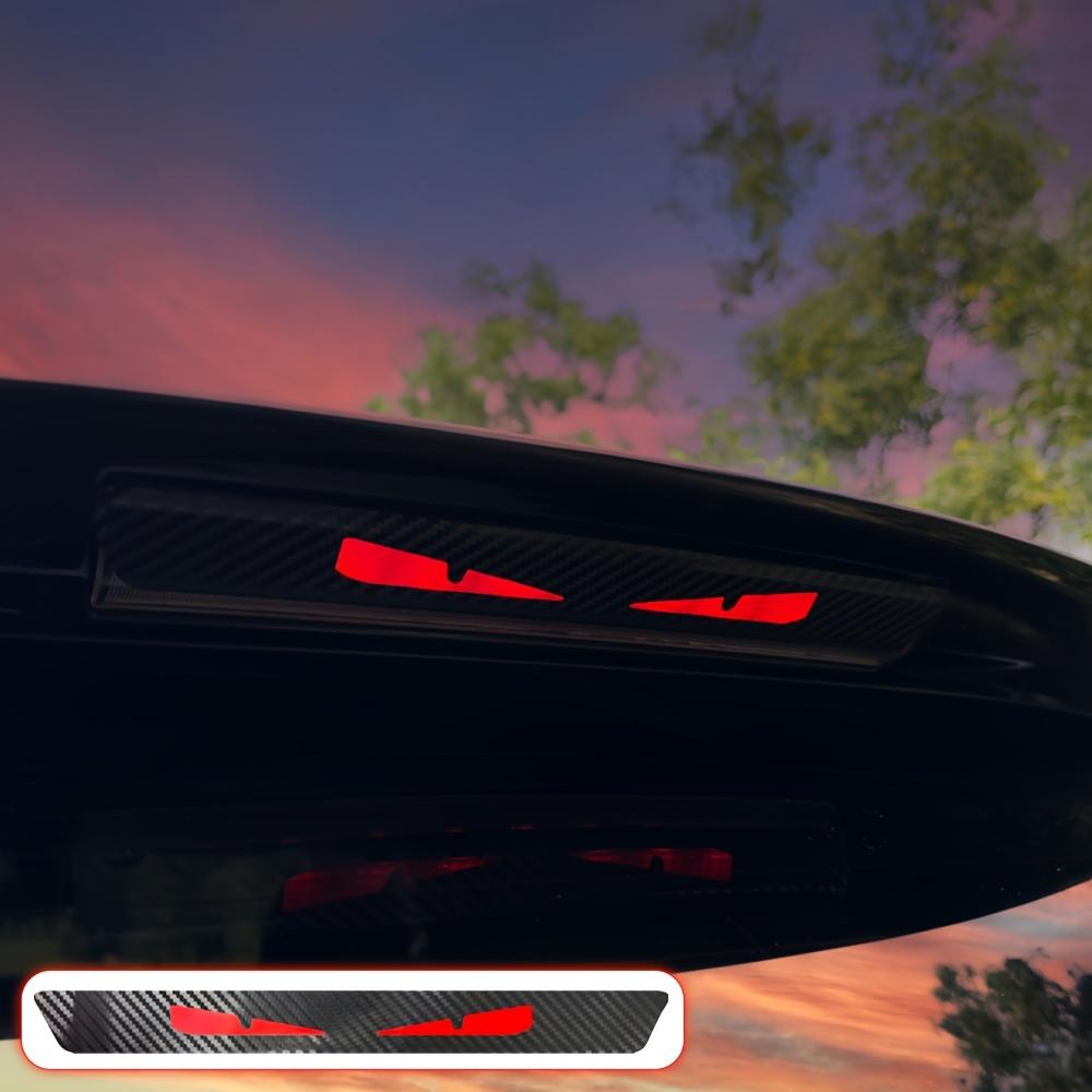 Anime Teufelsauge Rücklicht Aufkleber Kohlefaser Auto Bremslicht Aufkleber Vinyl
