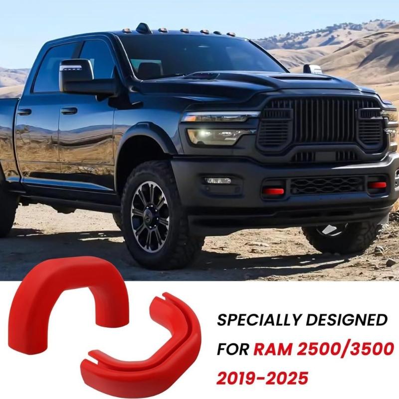 Upgrades Tow Hook Covers Protective Front Hitch Guards Strong Nitrile Front Hitch Protectors Easy to Use for 2500