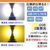 KYOUDEN Car LED Headlights H4 Switchable 6500K Vehicle Inspection 80W x Integrated COB Fog Emitting Hi/Lo White, Compliant, (40W 2), 10000LM, 12V/24V