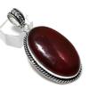 Red Labradorite Gemstone Handmade 925 Sterling Silver Jewelry Pendant 2.29" M4J95