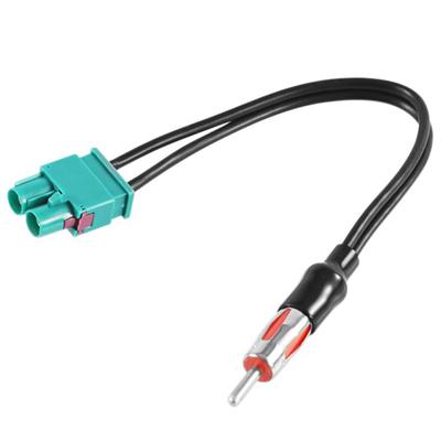 Adaptateur de câble Audio de voiture, antenne double femelle Fakra Radio vers adaptateur Moto Standard