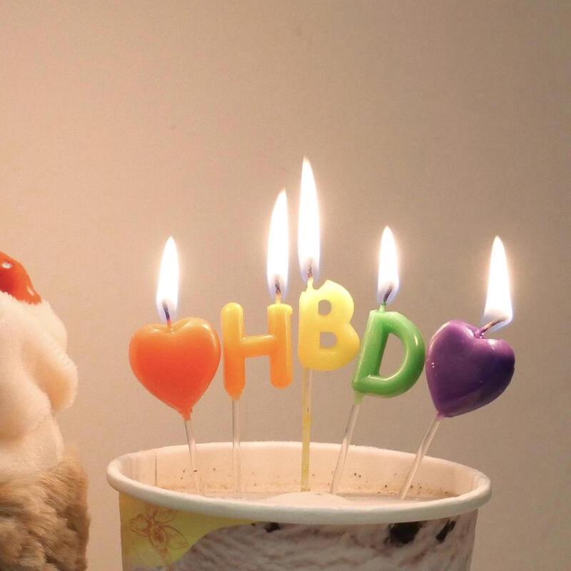 Colorful Flame Birthday Candle