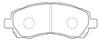HITACHI TOKICO STOPAL front brake pads for Subaru Impreza (GC, GF, GG series) and Legacy (BD, BG, BH series) XF538