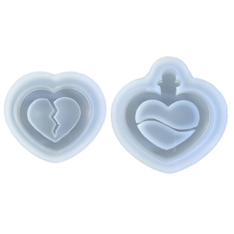 Silikon-Shaker-Form, DIY Treibsand-Epoxidharz-Guss-Shaker-Form, Schmuck-Anhänger-Herstellungsform für DIY-Handwerk