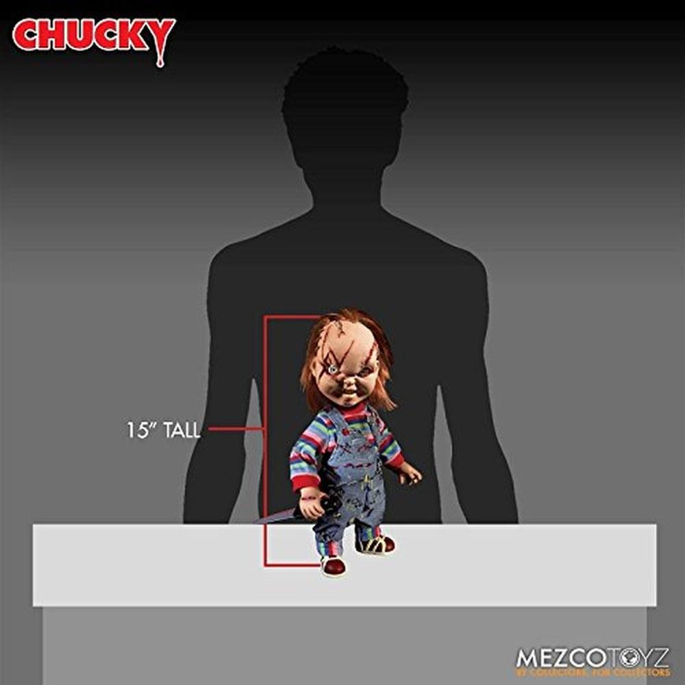 Mezco Toyz Child's Play Chucky 15-Inch Talking Megascale Figure
