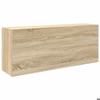 VidaXL Wall-mounted Bathroom Cabinet Sonoma Oak 100x25x40cm Engineered Wood 860105