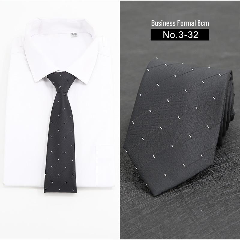 Men's Formal Business Casual Solid or Striped Tie