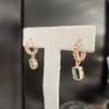 ARTRIA Ruby Simple E One-Touch Mini Me Square Earrings JTOERIN0010EMF