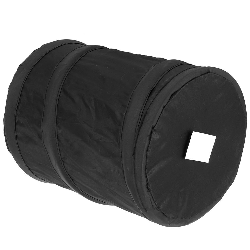 Car Trash Can Foldable MultiPurpose Hanging Car Trash Black Traveling Universal Portable for