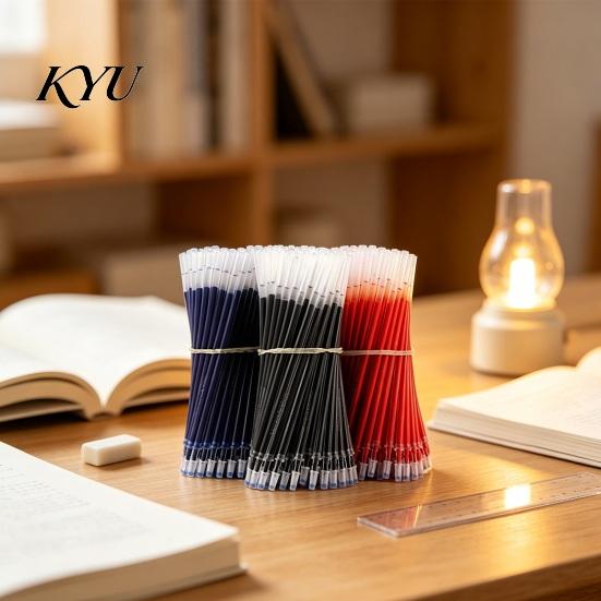 Needle Tip Pen Refills 50PCS 0.5mm Gel Ink Refills, And Conical Universal Replacement School Stationery Accessories Smooth Writing Pigment Based