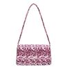 Chic Stylish Leopard Print Small Square Shoulder Bag For Women In Black Yellow And Pink Colors