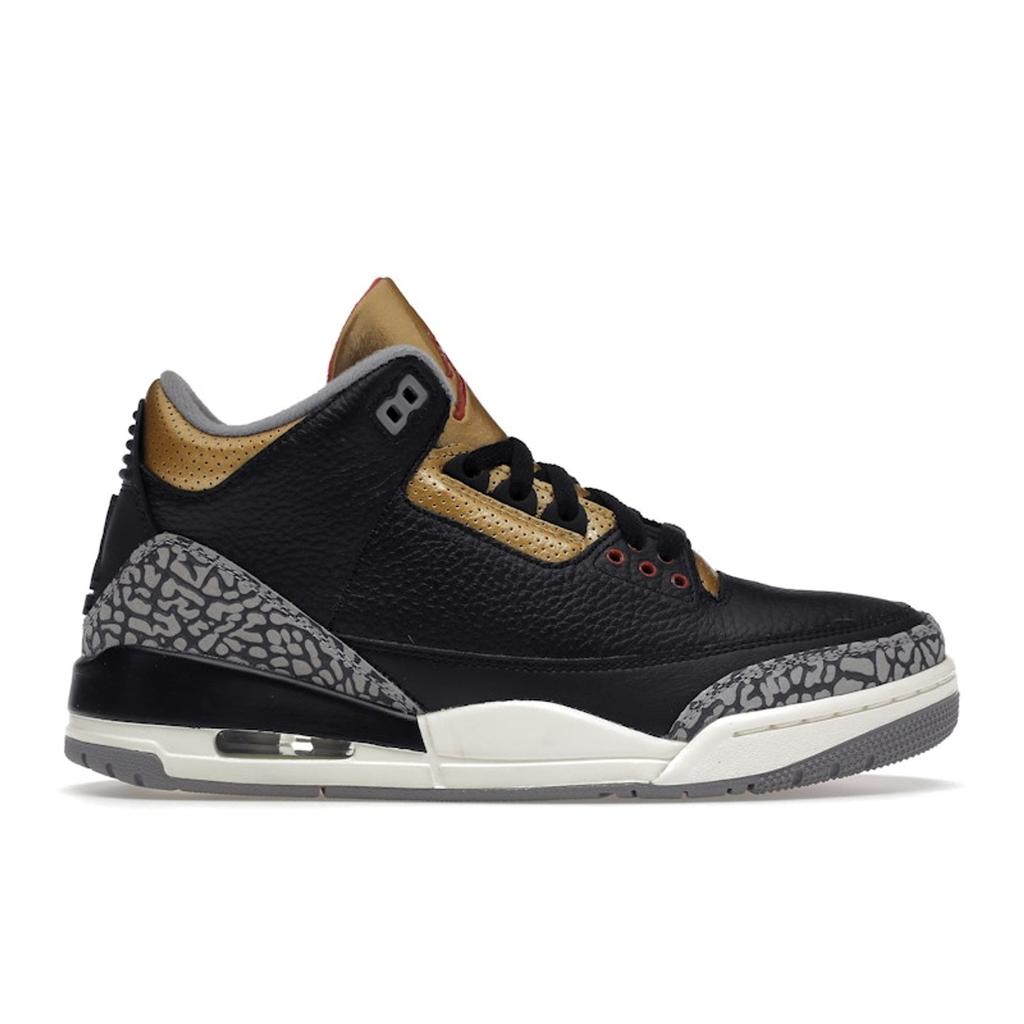 Air Jordan 3 Retro Černá Zlatá Dámské Tenisky Ohnivě Červená Metalická Zlatá Cementově Šedá CK9246-067