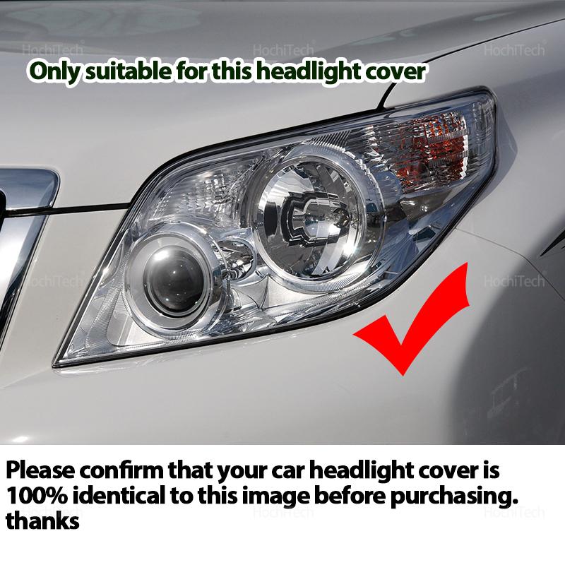 For Toyota Land Cruiser Prado J150  2010-2013 Headlight Cover Car Headlamp Lens Glass Replacement Front Lamp Shade Auto Shell