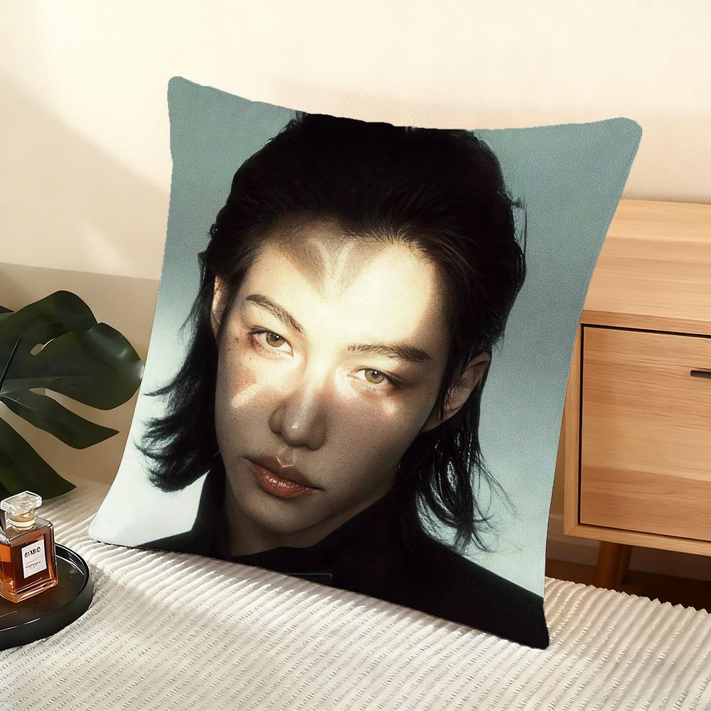 Cushion Cover Silky Short Plush Home Sofa Cushion Cover - Invisible Zipper Home Decoration Cool Boy Felix
