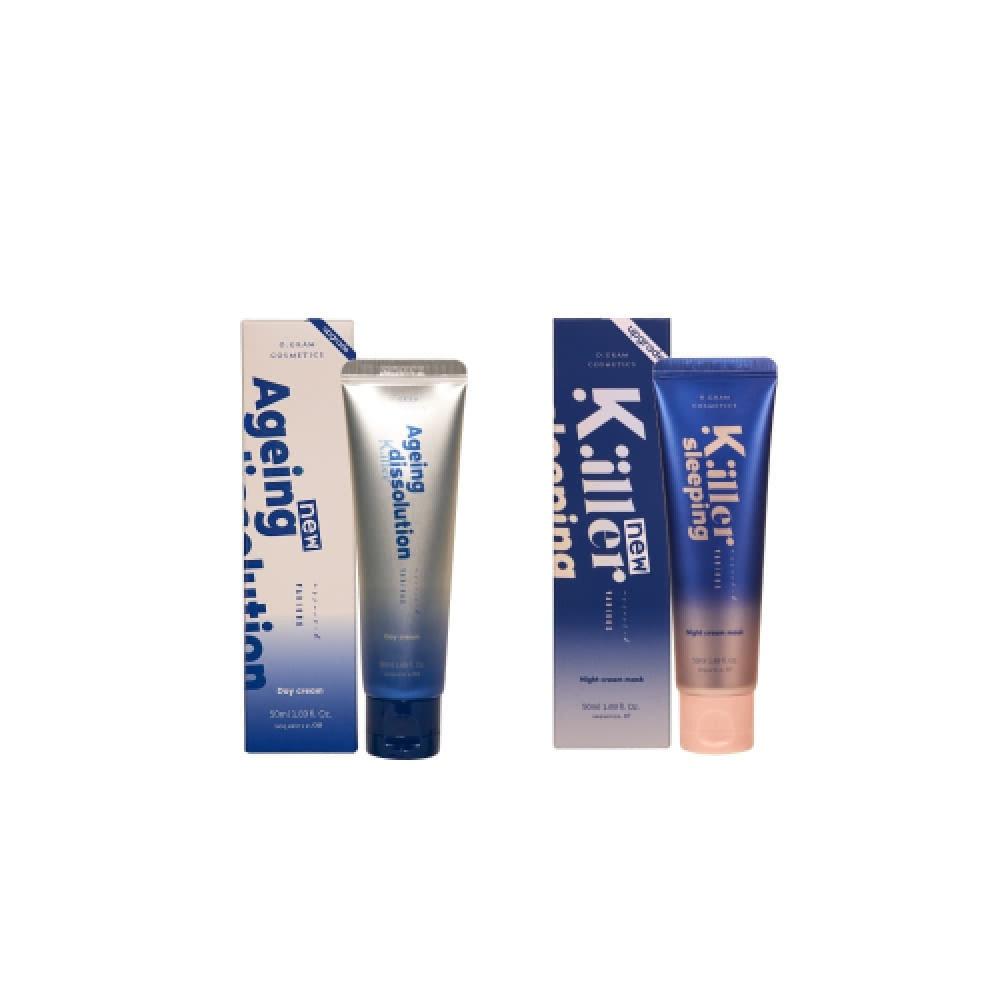 Ogram Cosmetics [Killer Starter Pack] Killer Sleeping Cream 50ml + Killer Cream 50ml FREE