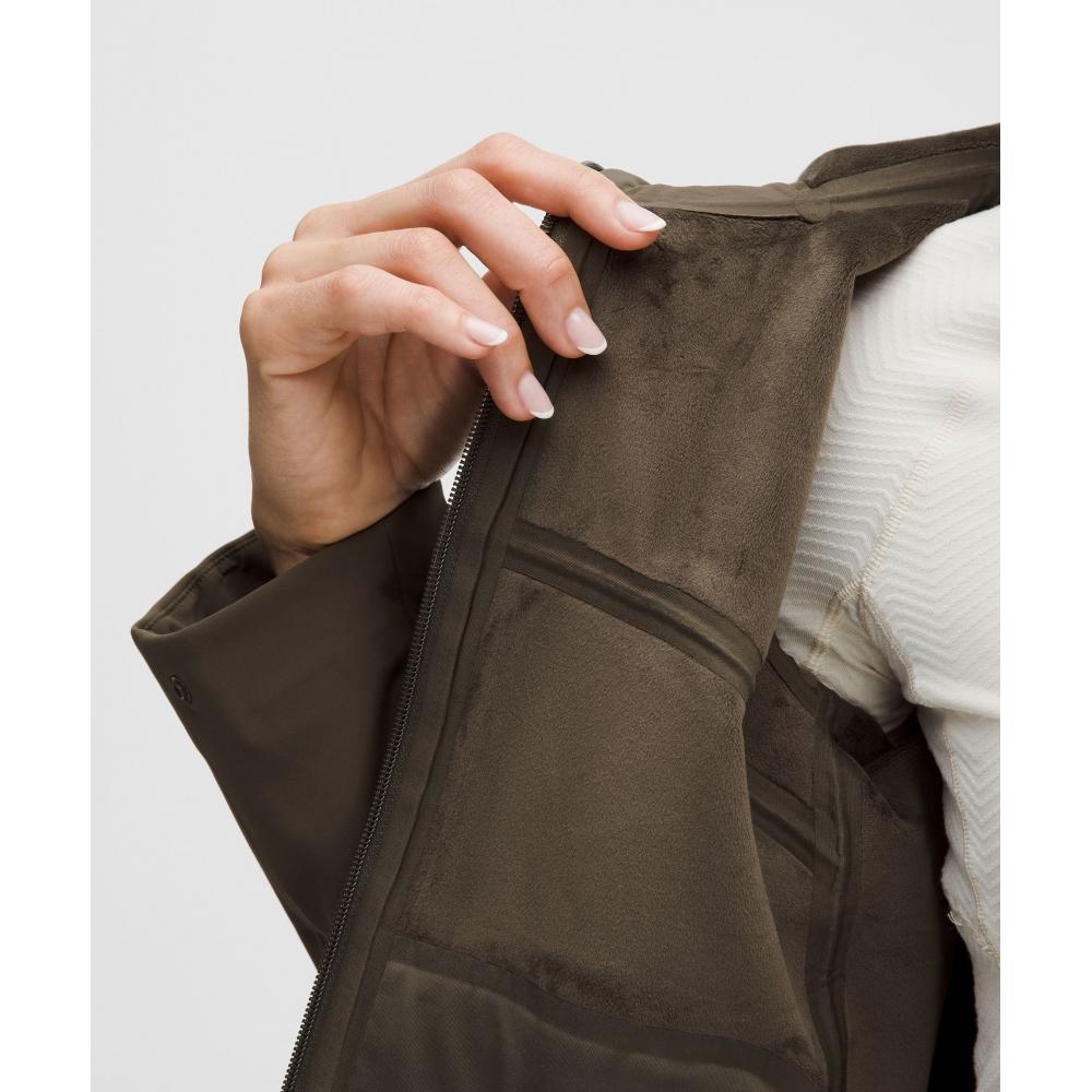 Lululemon Women S croSS Chill City To Trail Jacket Olive Brown