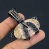 Rhodochrosite Jewelry, 999 Copper Wire Wrapped Pendant, Handmade Gemstone Jewelry Pendant, For Memorial Day