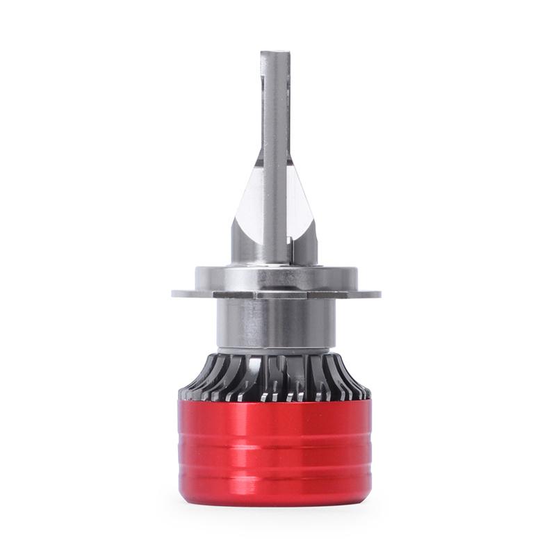 2Pcs H7 Led Bulb 6000K Cool White Led Fog Light Bulbs With Cooling Fan Led Fog Lights Plug And Play Ip67 Waterproof