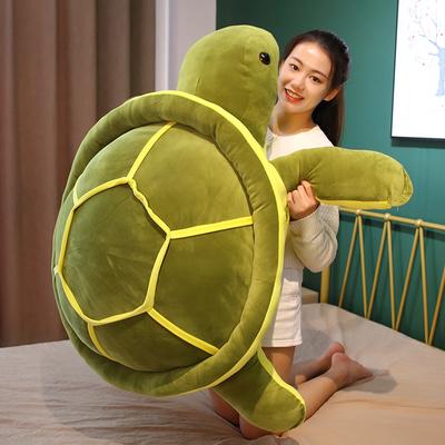 80cm Giant Lovely Tortoise Plush Toy Animal Dolls Stuffed Soft Animal Sea Turtle Pillow Birthday Gifts for Boys Girl